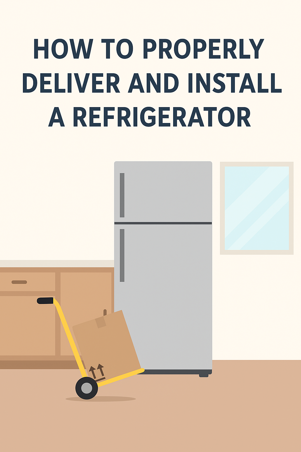 How to Properly Deliver and Install a Refrigerator