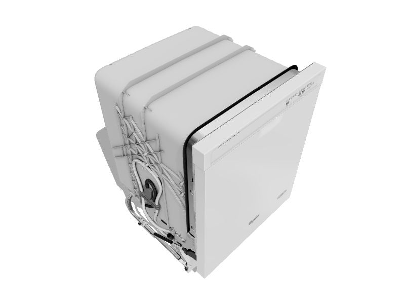 Whirlpool WDF520PADW 24" Built-In Dishwasher – White