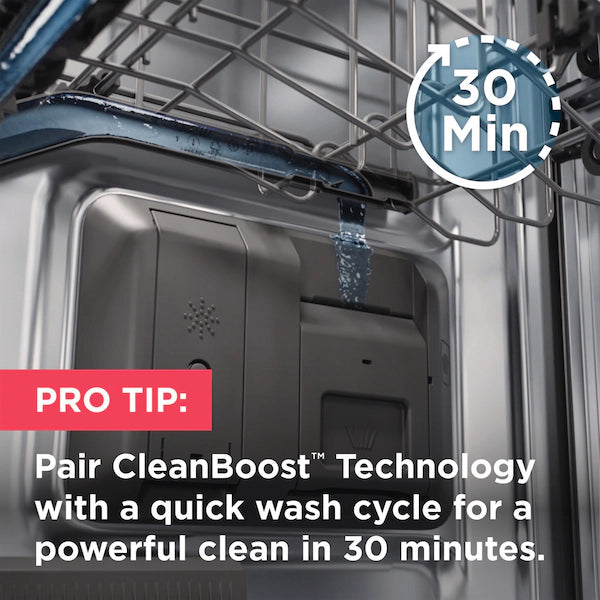 Frigidaire Gallery 24" Stainless Steel Tub Dishwasher with CleanBoost™ – Powerful Cleaning with Advanced Stain Removal