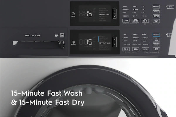 ELTE7300AW – 300 Series Laundry Tower Single Unit Washer & Electric Dryer