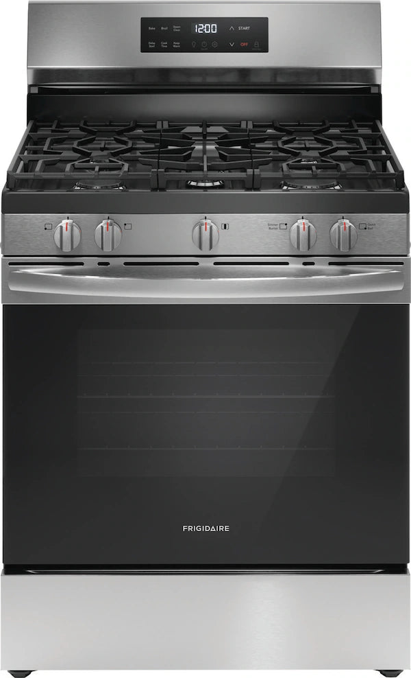 Frigidaire 30" Gas Range with Steam Clean – FCRG3062AS