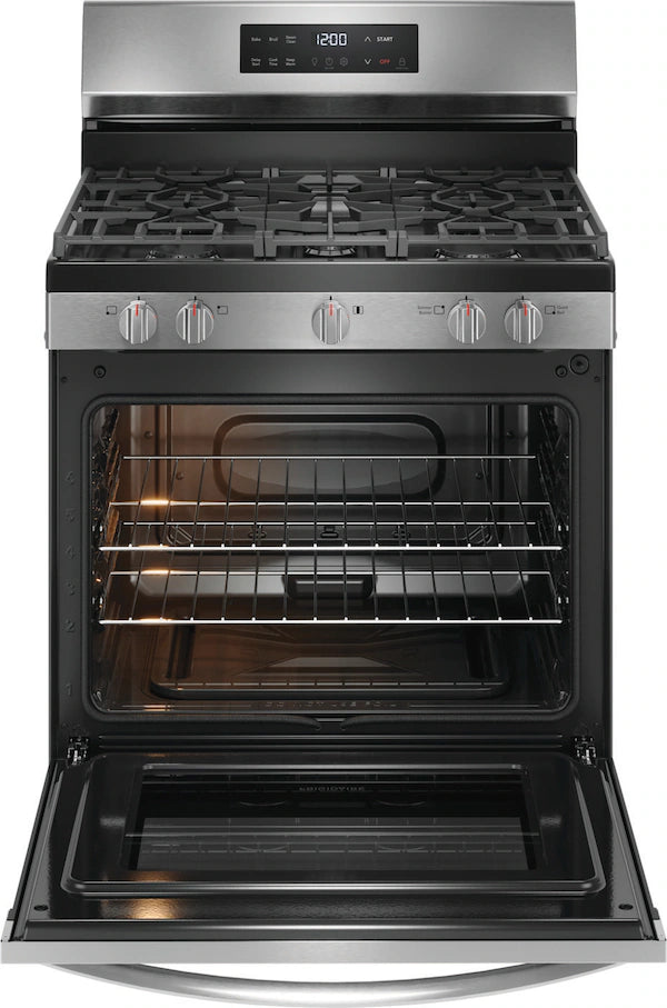 Frigidaire 30" Gas Range with Steam Clean – FCRG3062AS