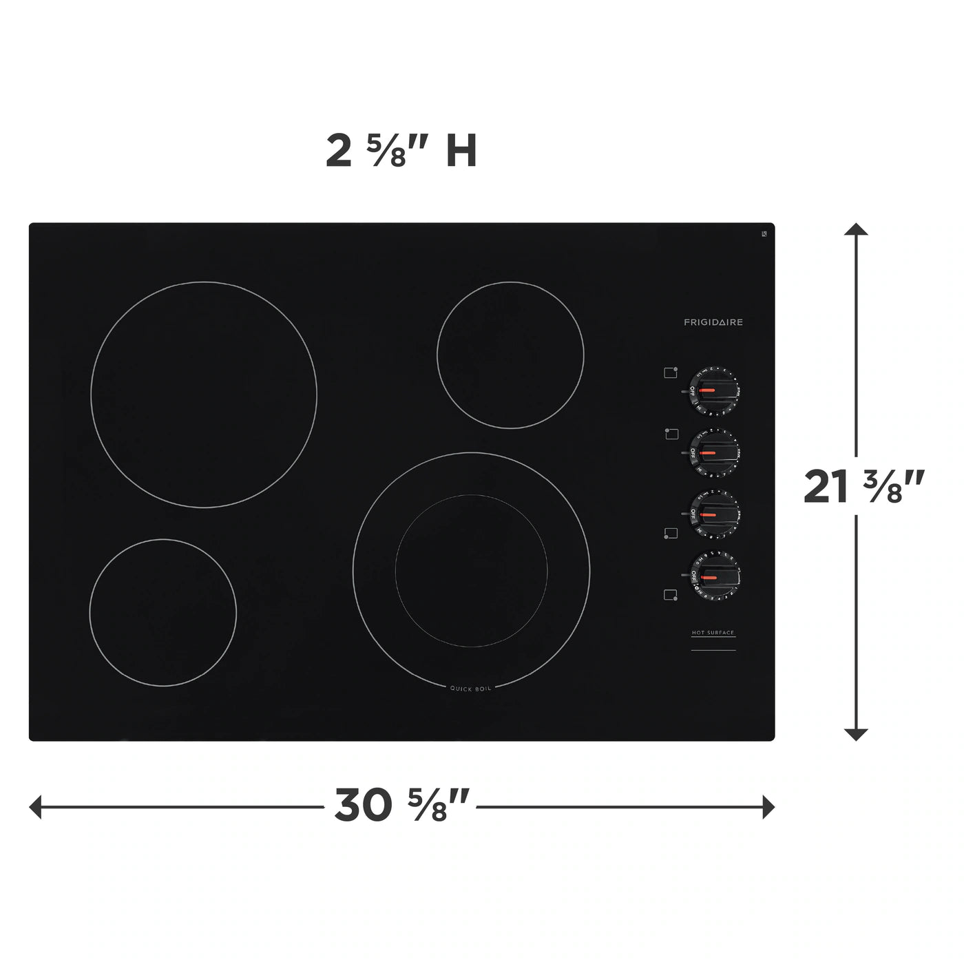 Frigidaire 30" Electric Cooktop (Model: FFEC3025UB)