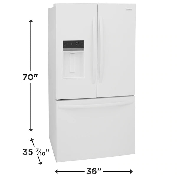 Frigidaire 28 Cu. Ft. Standard-Depth French Door Refrigerator – Spacious, Stylish, and Efficient Cooling