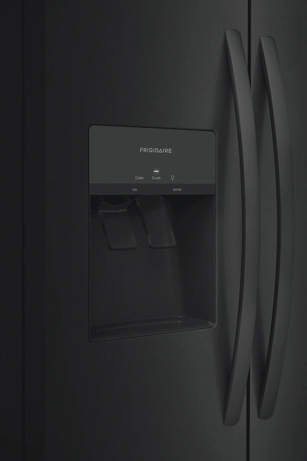 Frigidaire 26 Cu. Ft. 36" Standard-Depth Side-by-Side Refrigerator – Spacious, Reliable, and Designed for Everyday Convenience