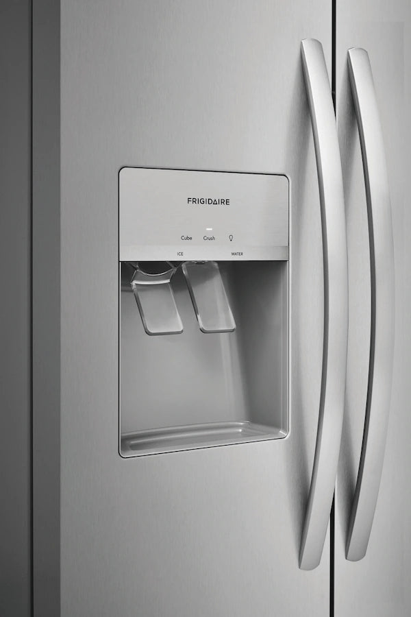 Frigidaire 26 Cu. Ft. 36" Standard-Depth Side-by-Side Refrigerator – Spacious, Efficient, and Designed for Everyday Convenience