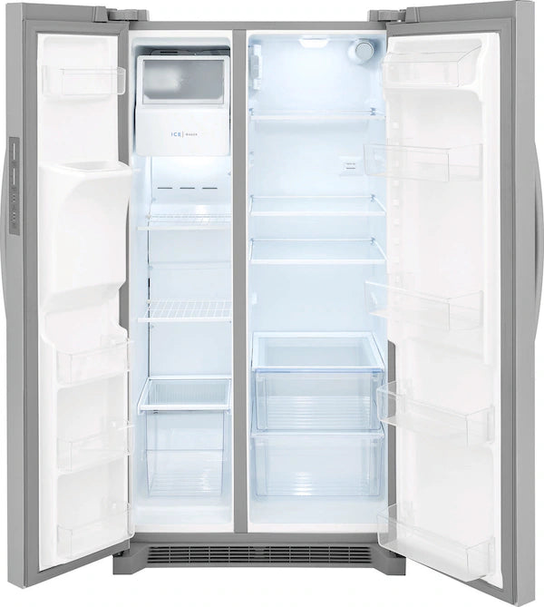 Frigidaire 26 Cu. Ft. 36" Standard-Depth Side-by-Side Refrigerator – Spacious, Efficient, and Designed for Everyday Convenience