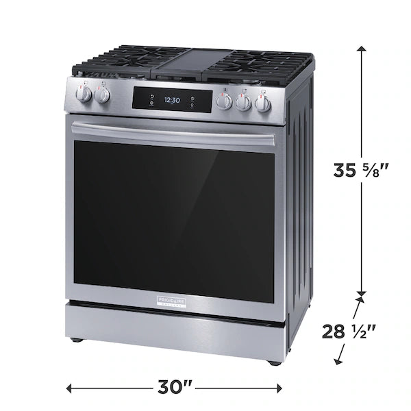 Frigidaire Gallery 30" Gas Range with 15+ Ways to Cook – Versatility, Power & Precision at Your Fingertips
