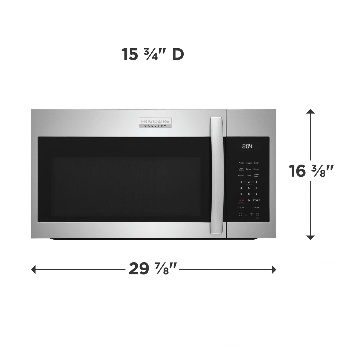 Frigidaire Gallery 1.9 Cu. Ft. Over-The-Range Microwave – Powerful Cooking & Ventilation in One