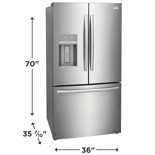 Frigidaire Gallery 28 Cu. Ft. Standard-Depth French Door Refrigerator – Spacious, Stylish, and Designed for Freshness