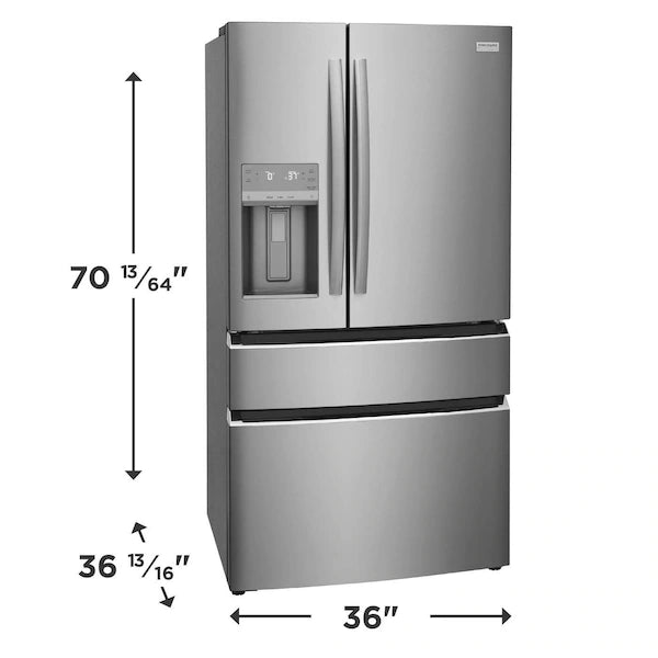 Frigidaire Gallery 26.3 Cu. Ft. 4-Door French Door Refrigerator – Spacious, Stylish, and Smart Cooling