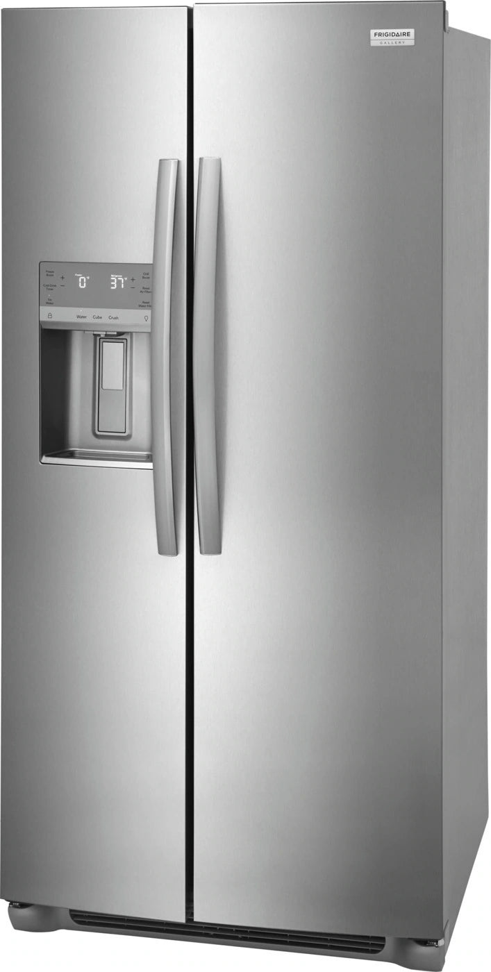 Frigidaire Gallery 22 Cu. Ft. 33" Standard-Depth Side-by-Side Refrigerator – Compact, Stylish, and Efficient Cooling