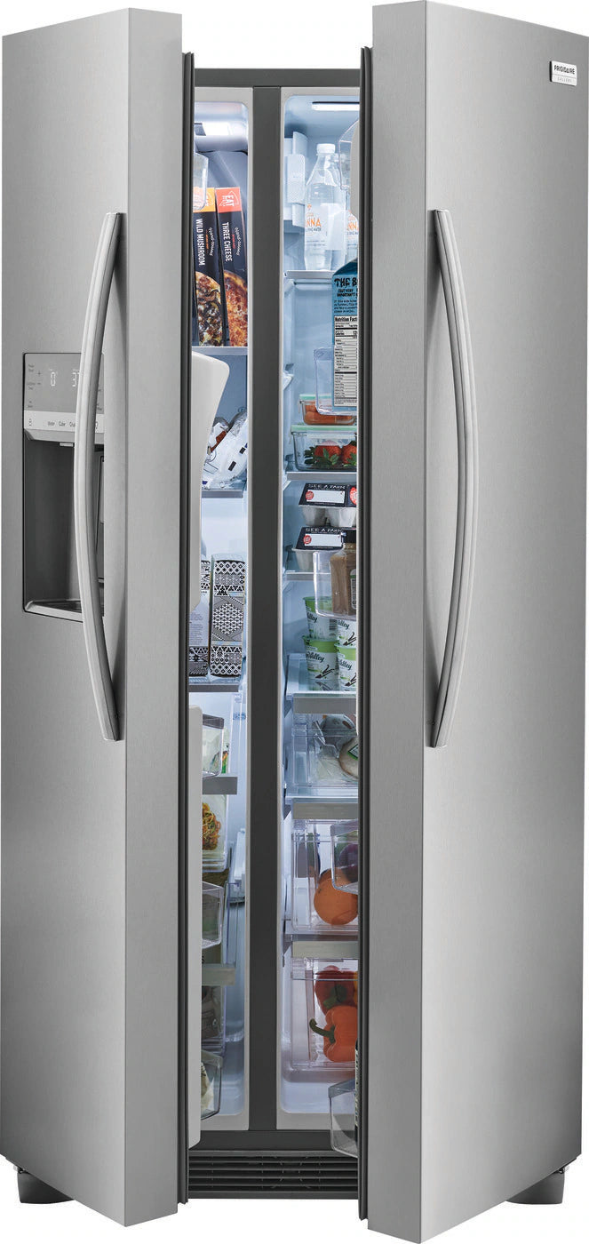 Frigidaire Gallery 22 Cu. Ft. 33" Standard-Depth Side-by-Side Refrigerator – Compact, Stylish, and Efficient Cooling