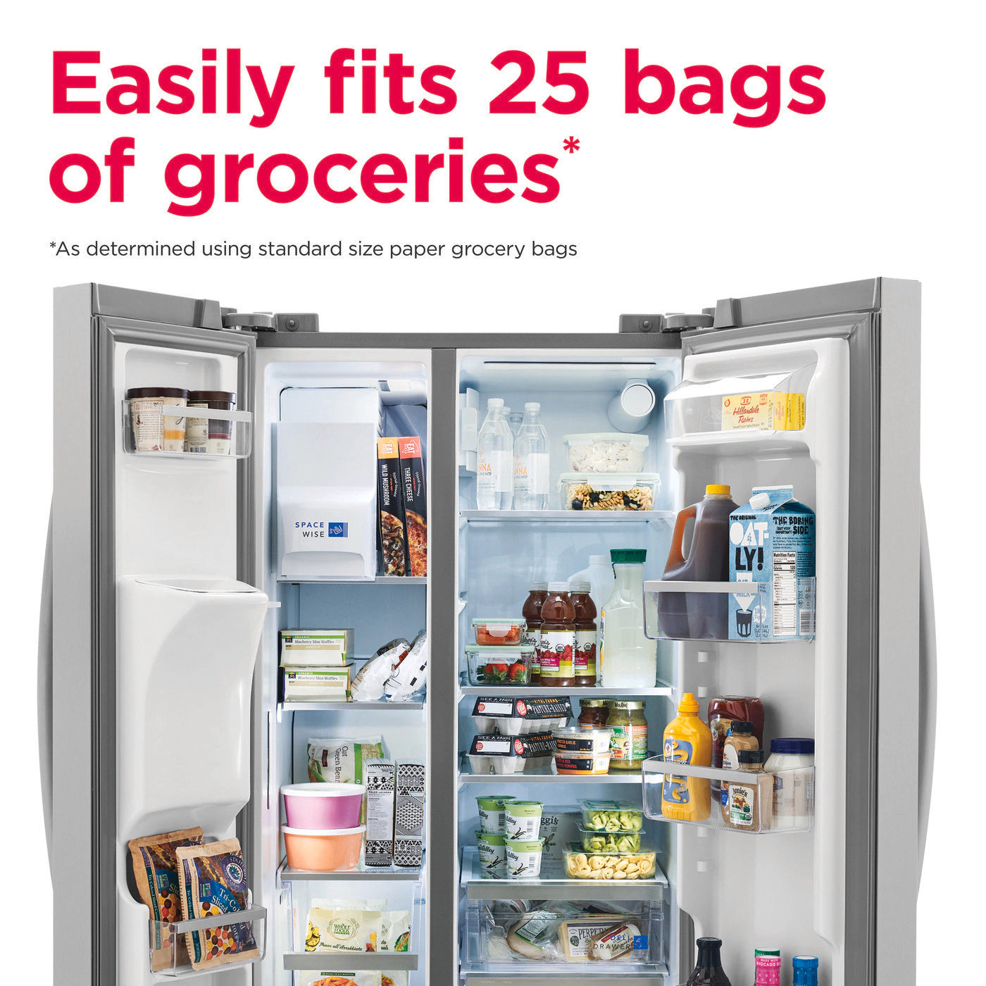 Frigidaire Gallery 22 Cu. Ft. 33" Standard-Depth Side-by-Side Refrigerator – Compact, Stylish, and Efficient Cooling
