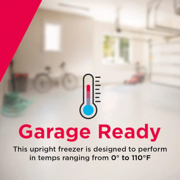 Frigidaire 16 Cu. Ft. Garage-Ready Upright Freezer – Reliable Freezing in Any Environment