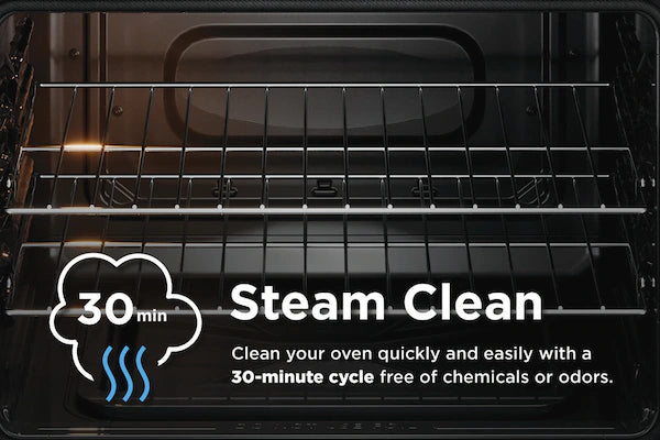 Frigidaire 30" Gas Range with Steam Clean – FCRG3062AS
