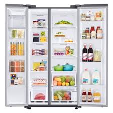 Samsung 28 cu. ft. Smart Side-by-Side Refrigerator – Model RS28A500ASR/AA