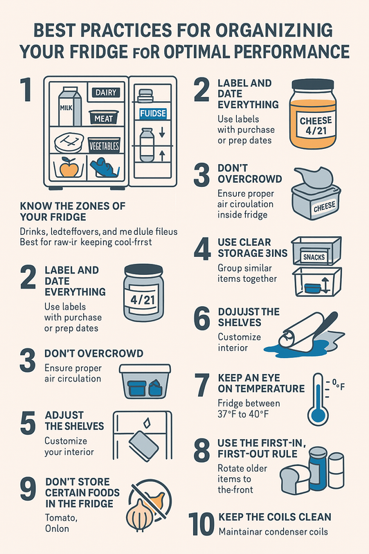 Best Practices for Organizing Your Fridge for Optimal Performance