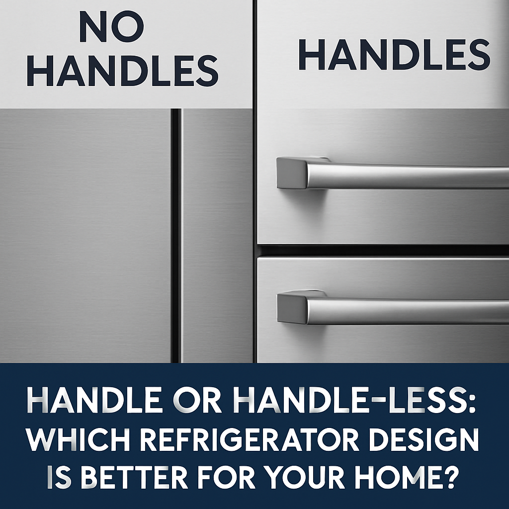 Handle or Handle-less: Which Refrigerator Design Is Better for Your Home?