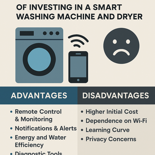 The Advantages and Disadvantages of Investing in a Smart Washing Machine and Dryer