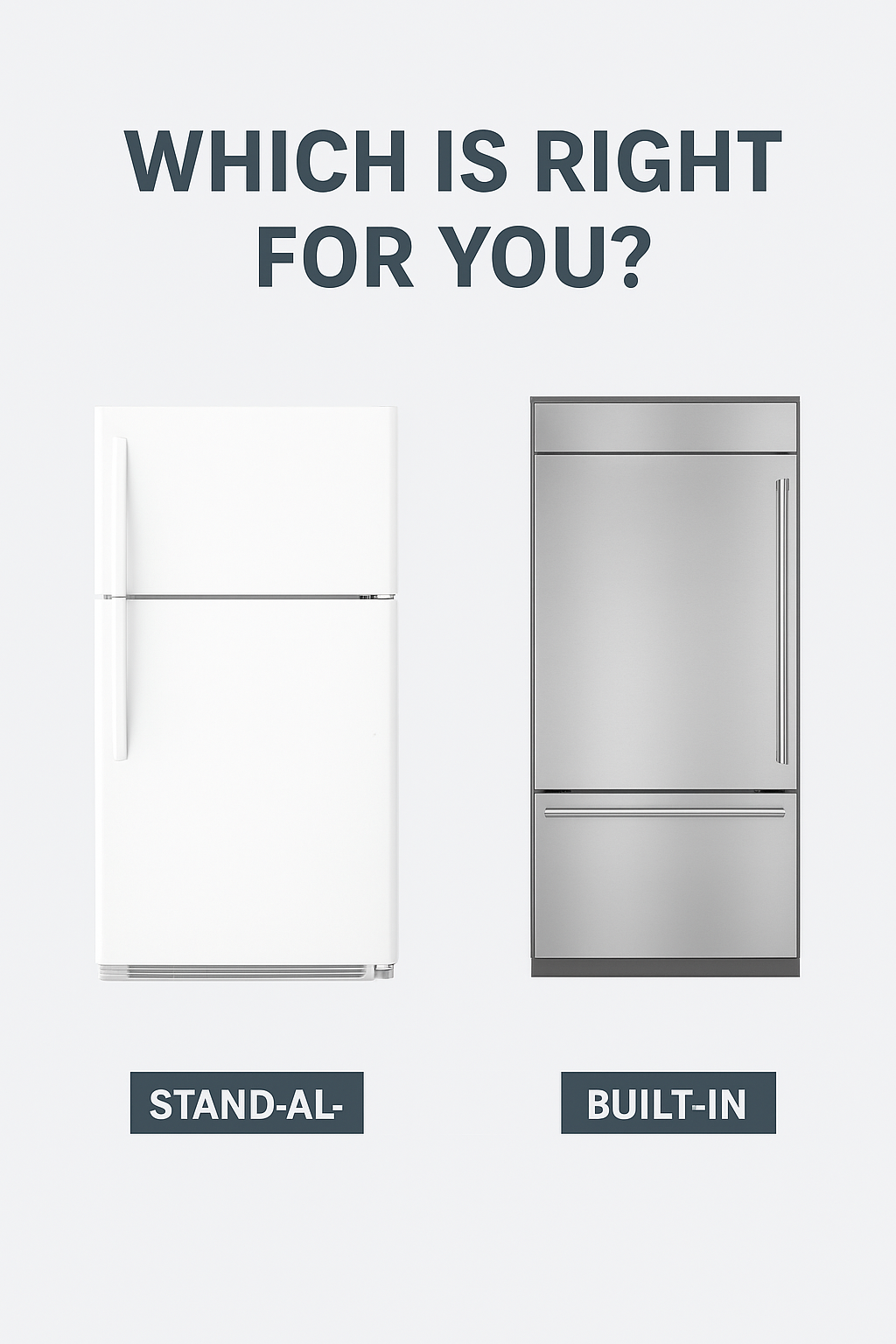 Freestanding vs. Built-In Refrigerators: Which Is Right for Your Home?