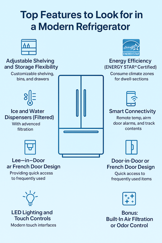 Top Features to Look for in a Modern Refrigerator