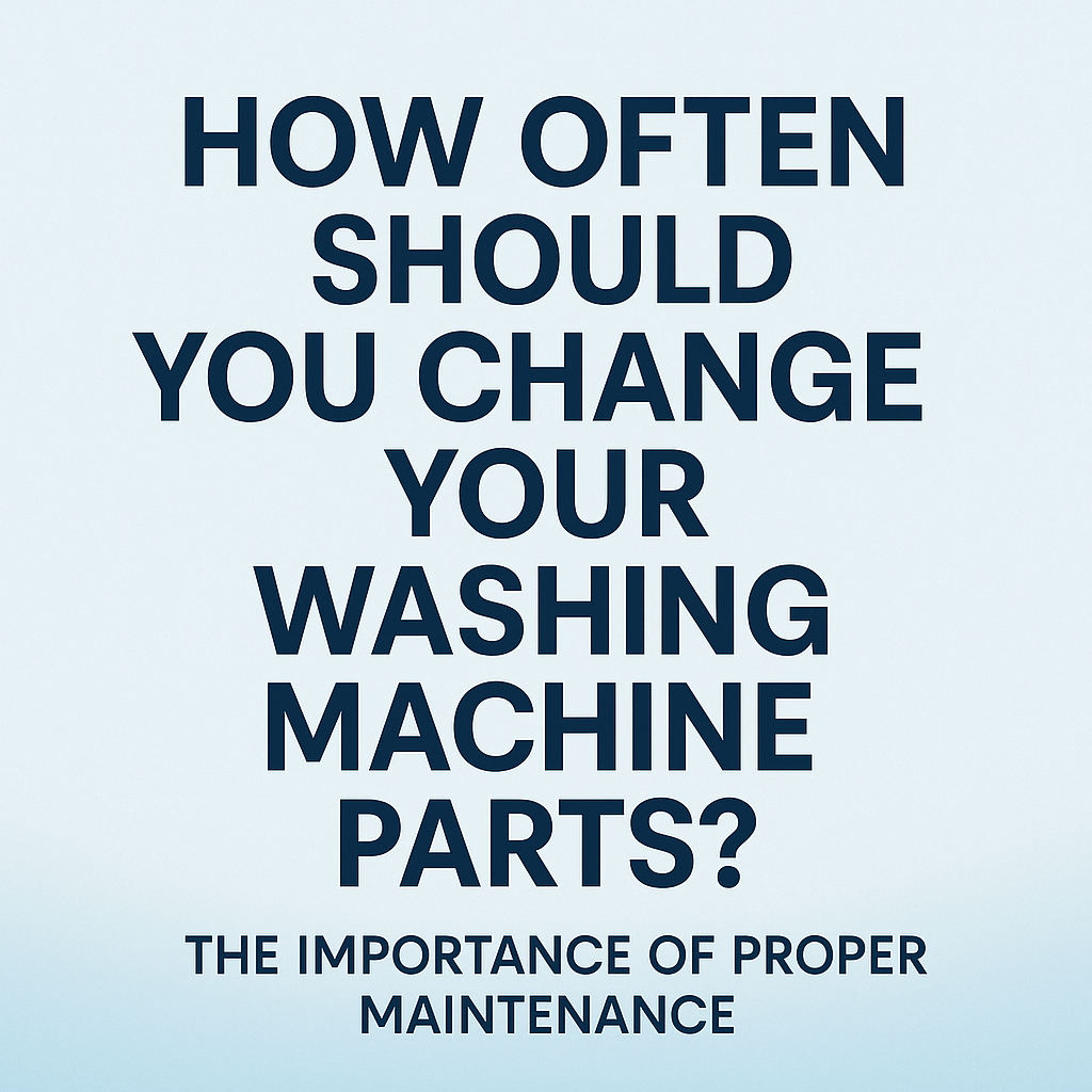 How Often Should You Change Your Washing Machine Parts?