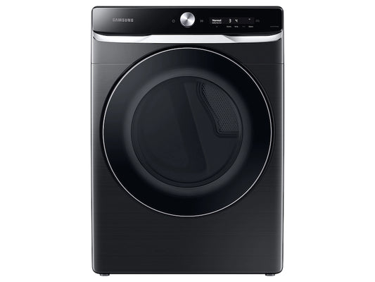Samsung 7.5 cu. ft. Smart Dial Electric Dryer with Super Speed Dry in Brushed Black – Model DVE50A8800V