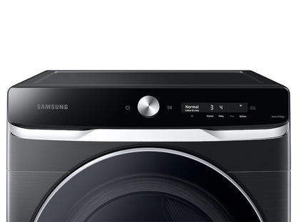 Samsung 7.5 cu. ft. Smart Dial Electric Dryer with Super Speed Dry in Brushed Black – Model DVE50A8800V
