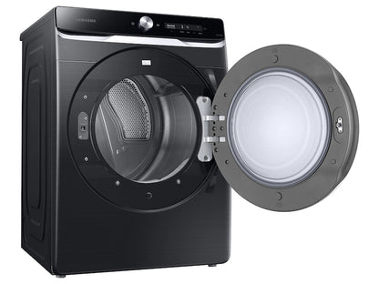 Samsung 7.5 cu. ft. Smart Dial Electric Dryer with Super Speed Dry in Brushed Black – Model DVE50A8800V