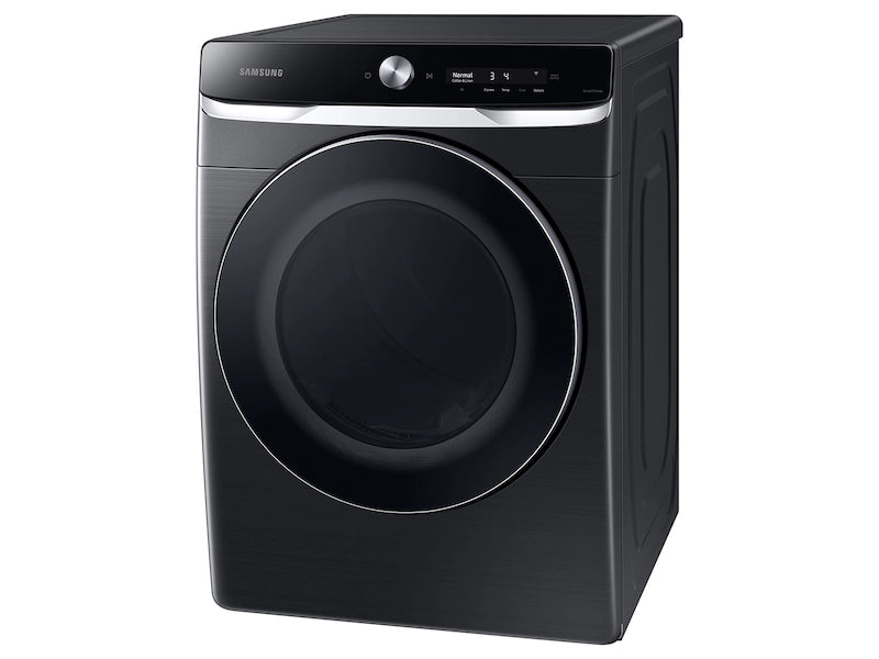 Samsung 7.5 cu. ft. Smart Dial Electric Dryer with Super Speed Dry in Brushed Black – Model DVE50A8800V