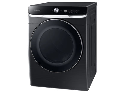 Samsung 7.5 cu. ft. Smart Dial Electric Dryer with Super Speed Dry in Brushed Black – Model DVE50A8800V