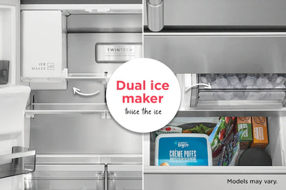 Frigidaire Gallery 23 Cu. Ft. Counter-Depth French Door Refrigerator – GRFC2353AD