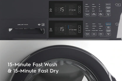 ELTE7300AW – 300 Series Laundry Tower Single Unit Washer & Electric Dryer