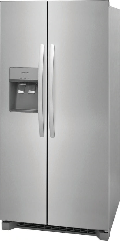 Frigidaire 22 Cu. Ft. 33" Standard-Depth Side-by-Side Refrigerator – Compact Design, Maximum Storage, and Reliable Cooling