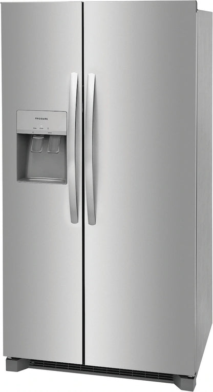 Frigidaire 26 Cu. Ft. 36" Standard-Depth Side-by-Side Refrigerator – Spacious, Efficient, and Designed for Everyday Convenience
