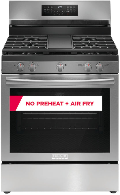 Frigidaire Gallery 30" Gas Range with No Preheat + Air Fry – Faster Cooking with Precision & Versatility