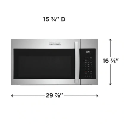 Frigidaire Gallery 1.9 Cu. Ft. Over-The-Range Microwave – Powerful Cooking & Ventilation in One