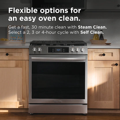 Frigidaire Gallery 30" Gas Range with 15+ Ways to Cook – Versatility, Power & Precision at Your Fingertips