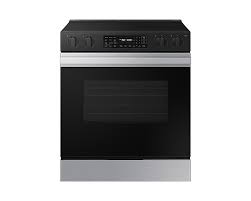 Samsung BESPOKE 6.3 cu. ft. Slide-In Smart Electric Range – Model NSE6DG8300SR