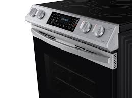 Samsung 6.3 cu. ft. Slide-In Electric Range with Convection – Model NE63T8311SS/AA