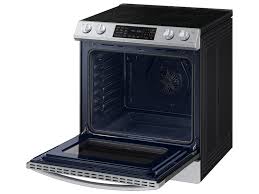 Samsung 6.3 cu. ft. Slide-In Electric Range with Convection – Model NE63T8311SS/AA