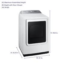Samsung 7.4 cu. ft. Smart Electric Dryer with Steam – Model DVE52A5500W