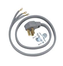 WX09X10010 GE 4-Foot 50 Amp 3-Wire Range Cord – Heavy-Duty Power Connection