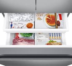 Samsung 22 cu. ft. Smart 3-Door French Door Refrigerator – Model RF22A4121SR