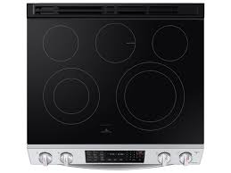 Samsung 6.3 cu. ft. Slide-In Electric Range with Convection – Model NE63T8311SS/AA