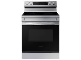 Samsung 6.3 cu. ft. Freestanding Electric Range with Rapid Boil – Model NE63A6311SS