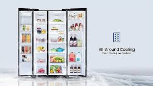 Samsung 28 cu. ft. Smart Side-by-Side Refrigerator – Model RS28A500ASR/AA