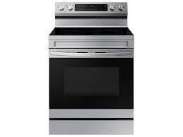 Samsung 6.3 cu. ft. Smart Freestanding Electric Range with No-Preheat Air Fry & Convection – Model NE63A6511SS/AA