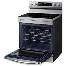 Samsung 6.3 cu. ft. Smart Freestanding Electric Range with No-Preheat Air Fry & Convection – Model NE63A6511SS/AA